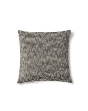 Load image into Gallery viewer, Mevia cushion cover in beige and black linen blend 50 x 50 cm