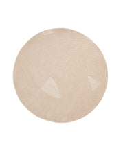Load image into Gallery viewer, Domm beige wool rug, Ø 200 cm