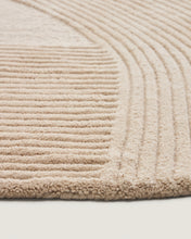 Load image into Gallery viewer, Domm beige wool rug, Ø 200 cm - image 5