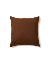Load image into Gallery viewer, Tavina 100% cotton cushion cover with brown embroidery 50 x 50cm - image 2