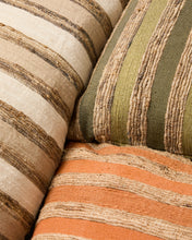 Load image into Gallery viewer, Dorevi ecru striped silk blend jacquard cushion cover 40 x 60cm - image 6