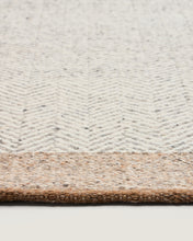 Load image into Gallery viewer, Nifelia beige wool jacquard runner rug 200 x 80cm - image 4