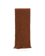 Load image into Gallery viewer, Nulina 100% cotton waffle blanket in dark orange 130 x 170 cm - image 2