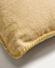 Load image into Gallery viewer, Filor cotton cushion cover with yellow weave 50 x 50cm - image 2