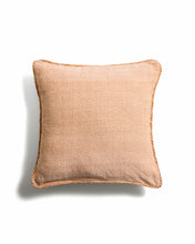 Load image into Gallery viewer, Filor cotton cushion cover with orange weave 50 x 50cm