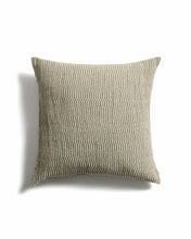 Load image into Gallery viewer, Nerel green cotton and linen jacquard cushion cover 50 x 50cm
