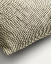 Load image into Gallery viewer, Nerel green cotton and linen jacquard cushion cover 50 x 50cm - image 2