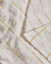 Load image into Gallery viewer, Anila yellow cotton jacquard tablecloth 170 x 170cm - image 3