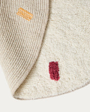 Load image into Gallery viewer, Epifania round rug 100% cotton white with multicoloured dots Ø 120 cm - image 4
