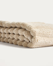 Load image into Gallery viewer, Navira 100% cotton beige hand towel 50 x 90cm - image 10