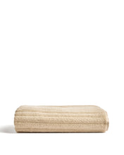 Load image into Gallery viewer, Navira 100% cotton beige bath towel 70 x 140cm - image 3