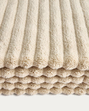 Load image into Gallery viewer, Navira 100% cotton beige bath towel 70 x 140cm - image 11