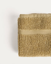 Load image into Gallery viewer, Olvira 100% cotton dark green jacquard hand towel 50 x 90cm - image 9