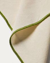 Load image into Gallery viewer, Todila set of 2 cotton napkins with green contrast detail 35 x 35cm - image 4