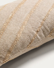 Load image into Gallery viewer, Riena beige cotton and viscose cushion cover 30 x 50cm - image 2