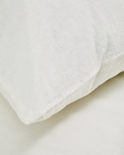 Load image into Gallery viewer, Simmel duvet cover and pillowcase set in ecru linen blend for 90 cm bed - image 4