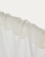 Load image into Gallery viewer, Nolira ecru cotton and linen curtain 140 x 270cm - image 6