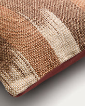 Load image into Gallery viewer, Domira jute cushion cover with multicolour ikat graphic 50 x 50 cm - image 2