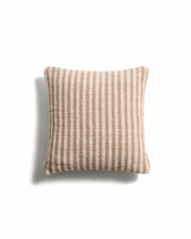 Load image into Gallery viewer, Dirome beige striped 100% PET cushion cover 45 x 45cm