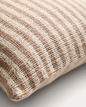 Load image into Gallery viewer, Dirome beige striped 100% PET cushion cover 45 x 45cm - image 4