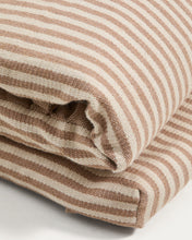Load image into Gallery viewer, Dirome beige striped 100% PET sun lounger cushion 50 x 175cm - image 6