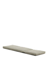 Load image into Gallery viewer, Dirome green striped 100% PET sun lounger cushion 50 x 175cm