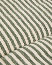 Load image into Gallery viewer, Dirome green striped 100% PET sun lounger cushion 50 x 175cm - image 6