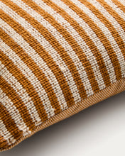 Load image into Gallery viewer, Dirome orange striped 100% PET cushion cover 45 x 45cm - image 4