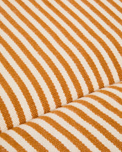 Load image into Gallery viewer, Dirome orange striped 100% PET sun lounger cushion 50 x 175cm - image 5