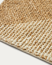 Load image into Gallery viewer, Maelan jute &amp; cotton check rug 160 x 230 cm - image 5