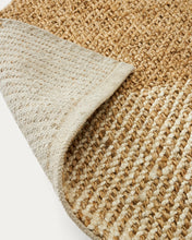Load image into Gallery viewer, Maelan jute &amp; cotton check rug 160 x 230 cm - image 7