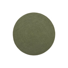 Load image into Gallery viewer, Despas green round rug made from synthetic fibres Ø 200 cm - image 2