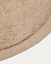 Load image into Gallery viewer, Marely round, beige wool rug, Ø 200 cm - image 5