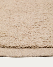 Load image into Gallery viewer, Marely round, beige wool rug, Ø 200 cm - image 6