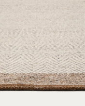 Load image into Gallery viewer, Nifelia beige wool jacquard rug, 200 x 300 cm - image 7