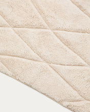 Load image into Gallery viewer, Nyana white, cotton bathmat, 50 x 70 cm - image 4
