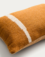 Load image into Gallery viewer, Daila orange 100% PET cushion cover with Ikat graphic 30 x 50cm - image 4