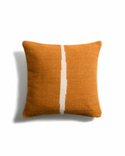 Load image into Gallery viewer, Daila orange 100% PET cushion cover with Ikat graphic 50 x 50cm