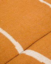 Load image into Gallery viewer, Daila orange 100% PET sun lounger cushion with Ikat graphic 50 x 175cm - image 5