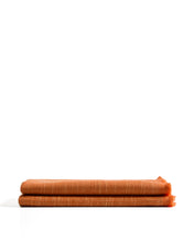 Load image into Gallery viewer, Sareli orange wool blend blanket 130 x 170cm