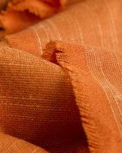 Load image into Gallery viewer, Sareli orange wool blend blanket 130 x 170cm - image 6