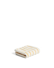 Load image into Gallery viewer, Dorane 100% cotton towel with yellow stripes 30 x 50cm
