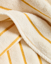 Load image into Gallery viewer, Dorane 100% cotton towel with yellow stripes 30 x 50cm - image 3