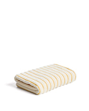 Load image into Gallery viewer, Dorane 100% cotton towel with yellow stripes 70 x 140cm
