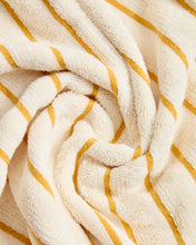 Load image into Gallery viewer, Dorane 100% cotton towel with yellow stripes 70 x 140cm - image 4