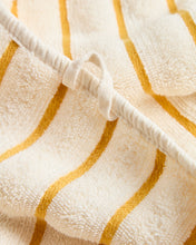 Load image into Gallery viewer, Dorane 100% cotton towel with yellow stripes 70 x 140cm - image 6