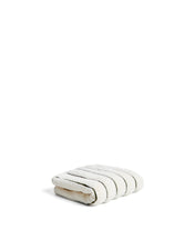 Load image into Gallery viewer, Dorane 100% cotton towel with green stripes 30 x 50cm