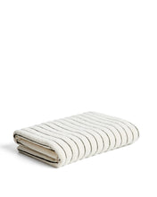 Load image into Gallery viewer, Dorane 100% cotton towel with green stripes 100 x 150cm