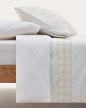 Load image into Gallery viewer, Teia 100% cotton percale fitted bed sheet, 180 thread count, white, for 160 cm bed - image 4