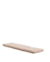 Load image into Gallery viewer, Maoni beige 100% PET sun lounger cushion 50 x 175cm